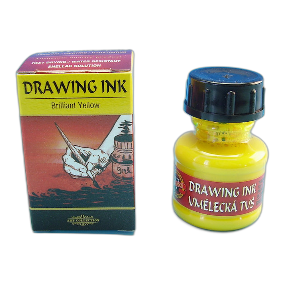 Koh-i-Noor Artist Shellac Ink 2200 Brilliant Yellow 20 g