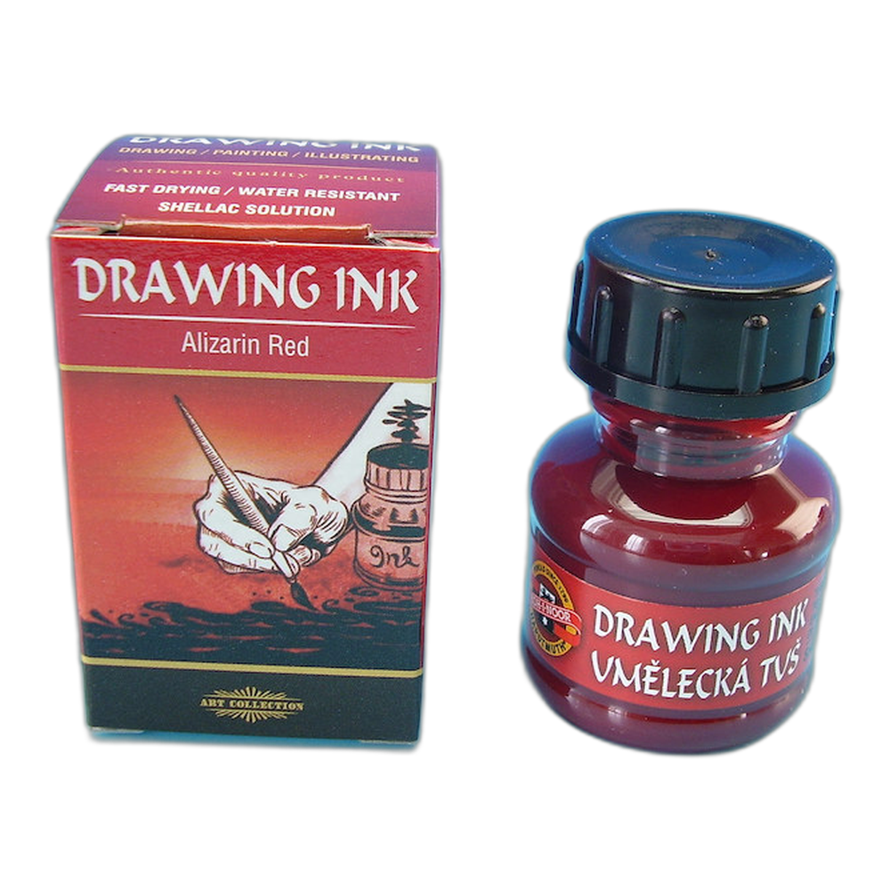Koh-i-Noor Artist Shellac Ink 2320 Alizarin Crimson 20 g