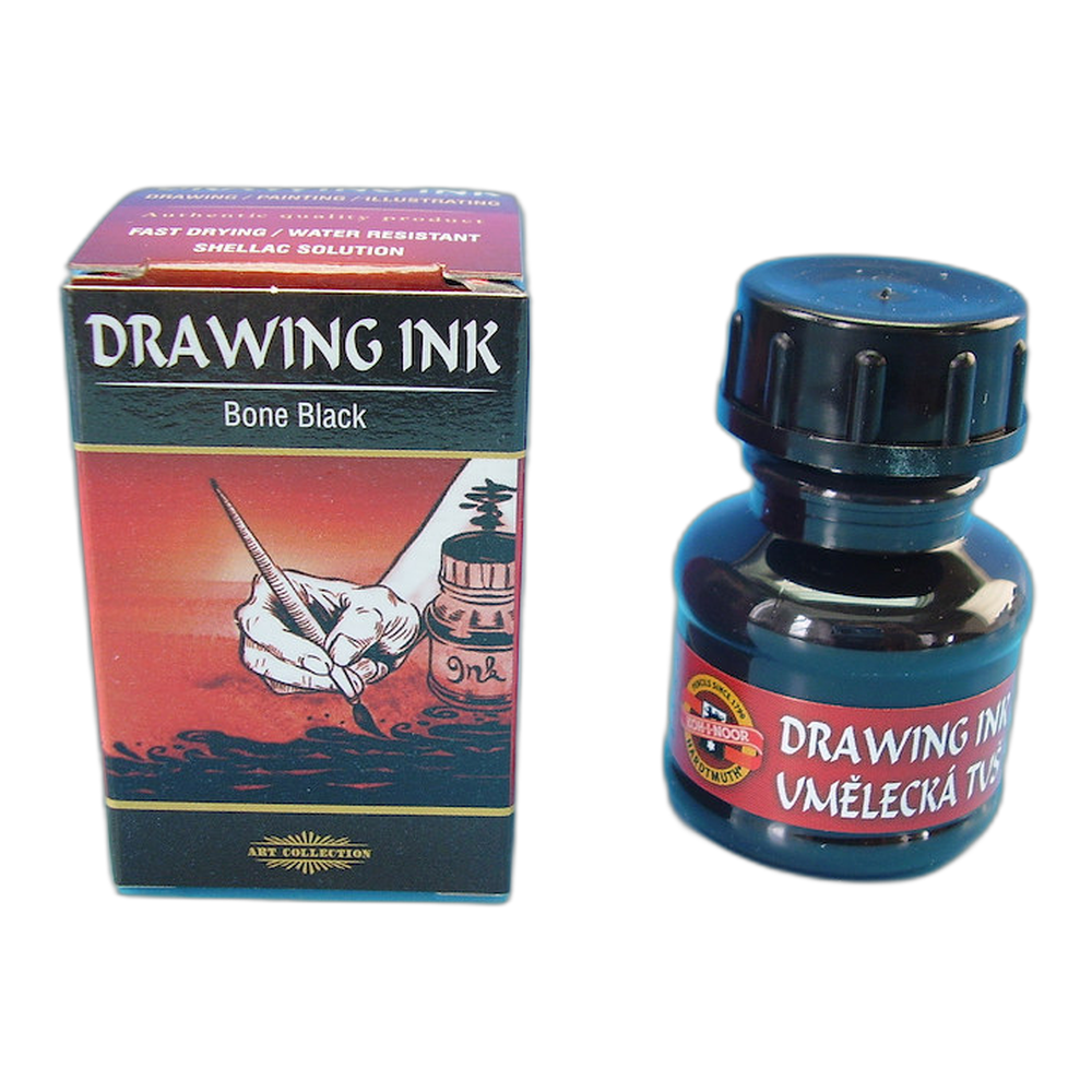 Koh-i-Noor Artist Shellac Ink 2700 Bone Black 20 g