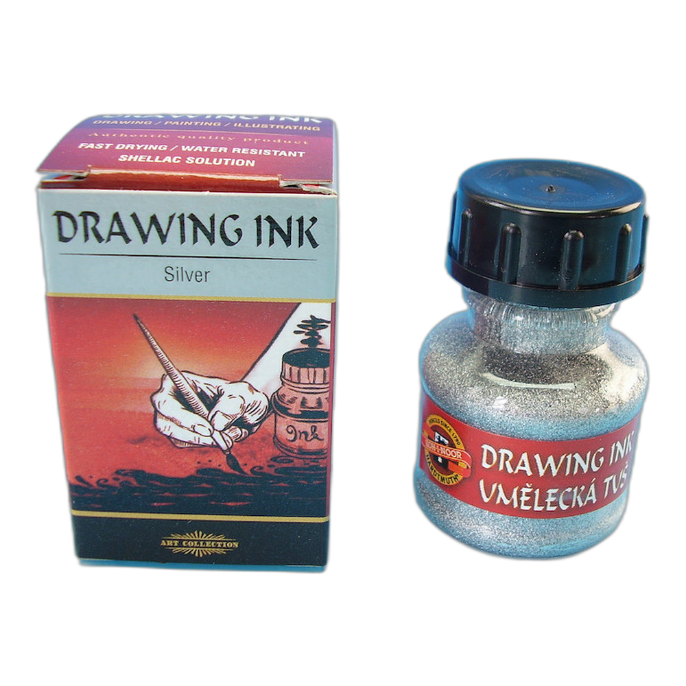 Koh-i-Noor Artist Shellac Ink 2800 Silver 20 g