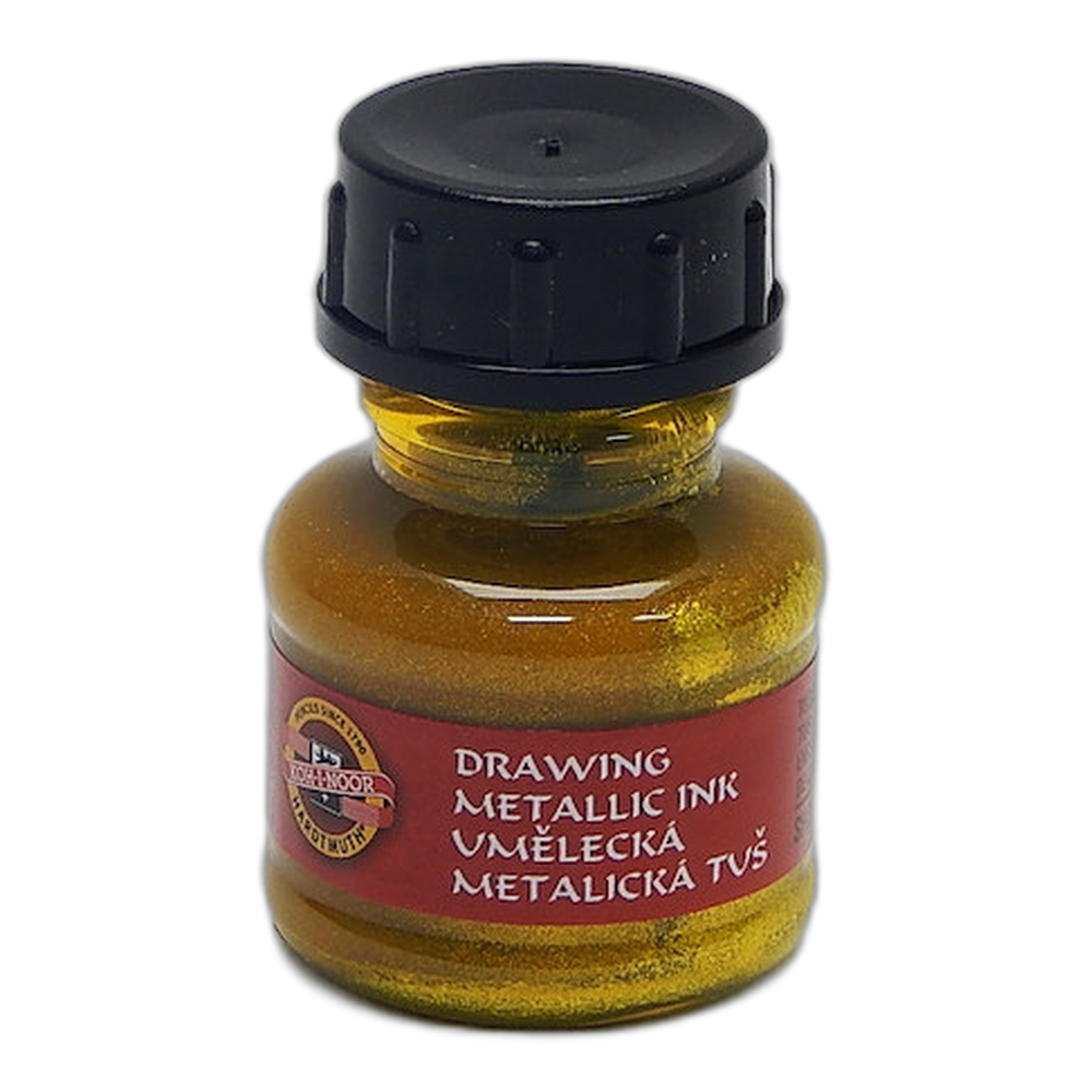 Koh-i-Noor Artist Metallic Ink 2830 Gold 20 g