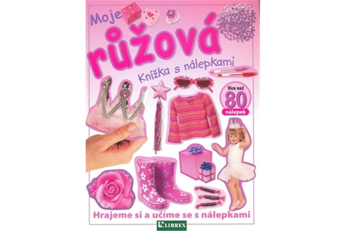 Moje růžová knížka s nálepkami
