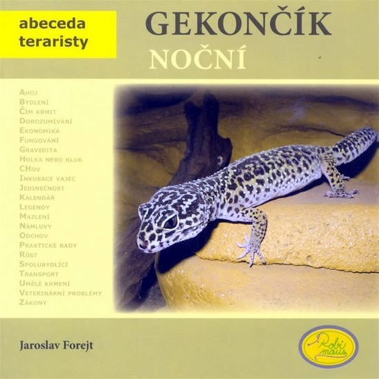 Gekončík noční - Abeceda teraristy – Forejt Jaroslav
