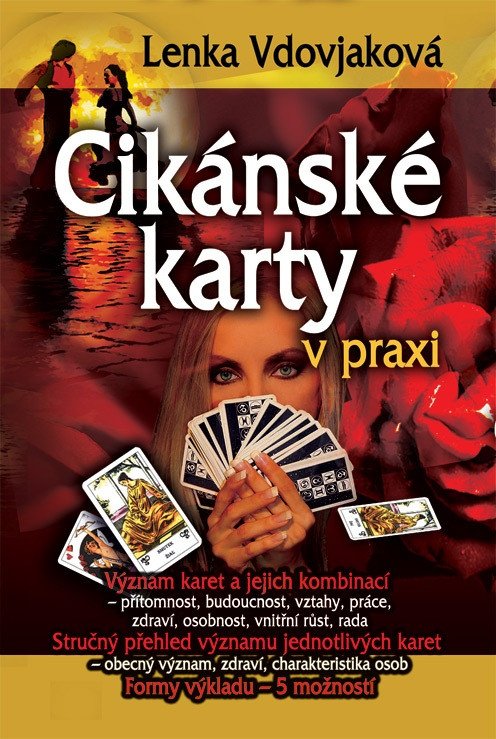 Cikánské karty v praxi kniha  karty – Vdovjaková Lenka