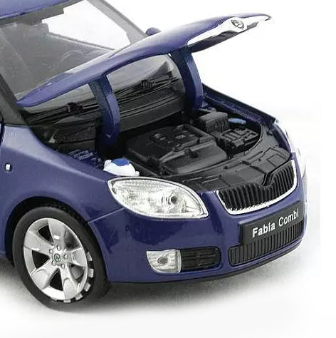 Welly Škoda Fabia Combi II 2009 blue 1:24