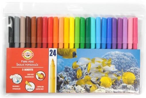 Koh-i-noor školní popisovačefixy 24 ks