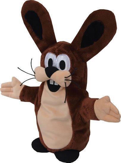 Zajíc 37cm maňásek Krtek a kamarádi