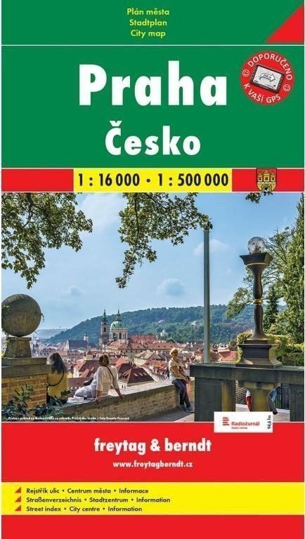 Praha  Česko mapy 116 000 1500 000