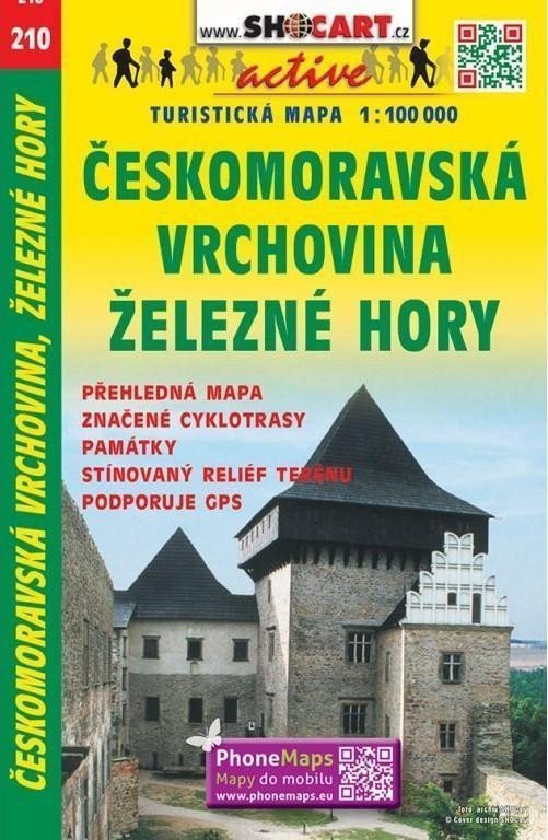 SC 210 Českomoravská vrchovina Železné hory 1100 000