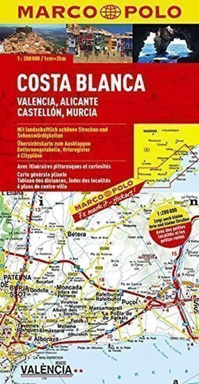 Španělsko - Costa Blanca/mapa