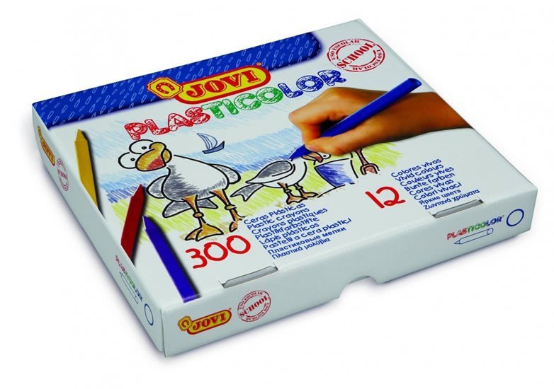 JOVI plasticolor kulaté - ekonomické balení 300 ks 12 barev