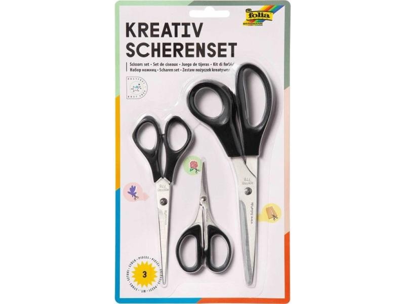 Nůžky 3 ks různé