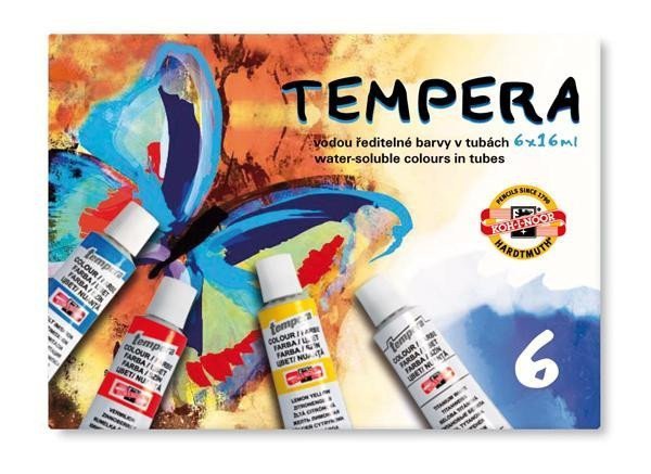 Koh-i-noor barvy temperovétempery sada 6 x16 ml - Motýl