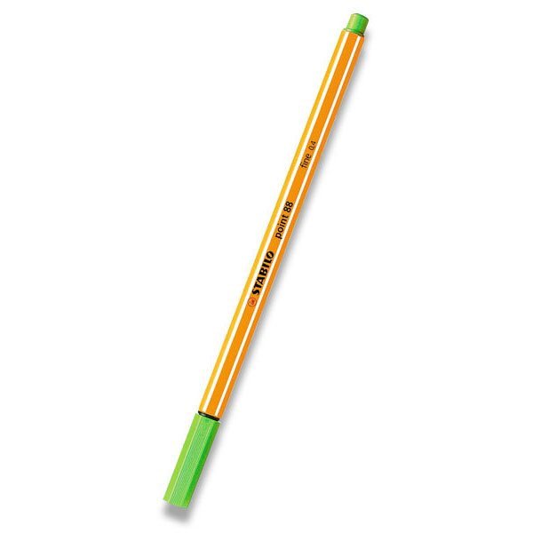 Popisovač STABILO point liner 88 zelený jablkově