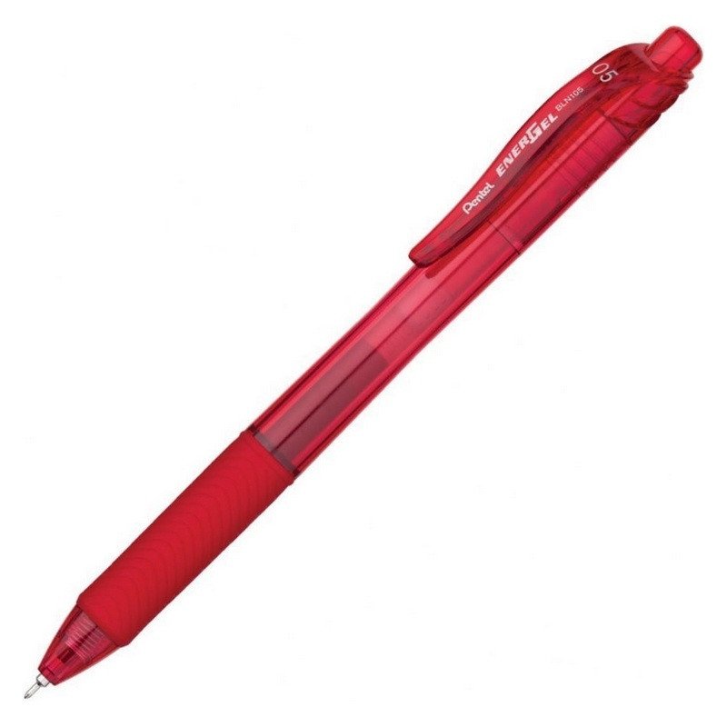 Pero gelové Pentel EnerGel BLN105 - červené 05mm