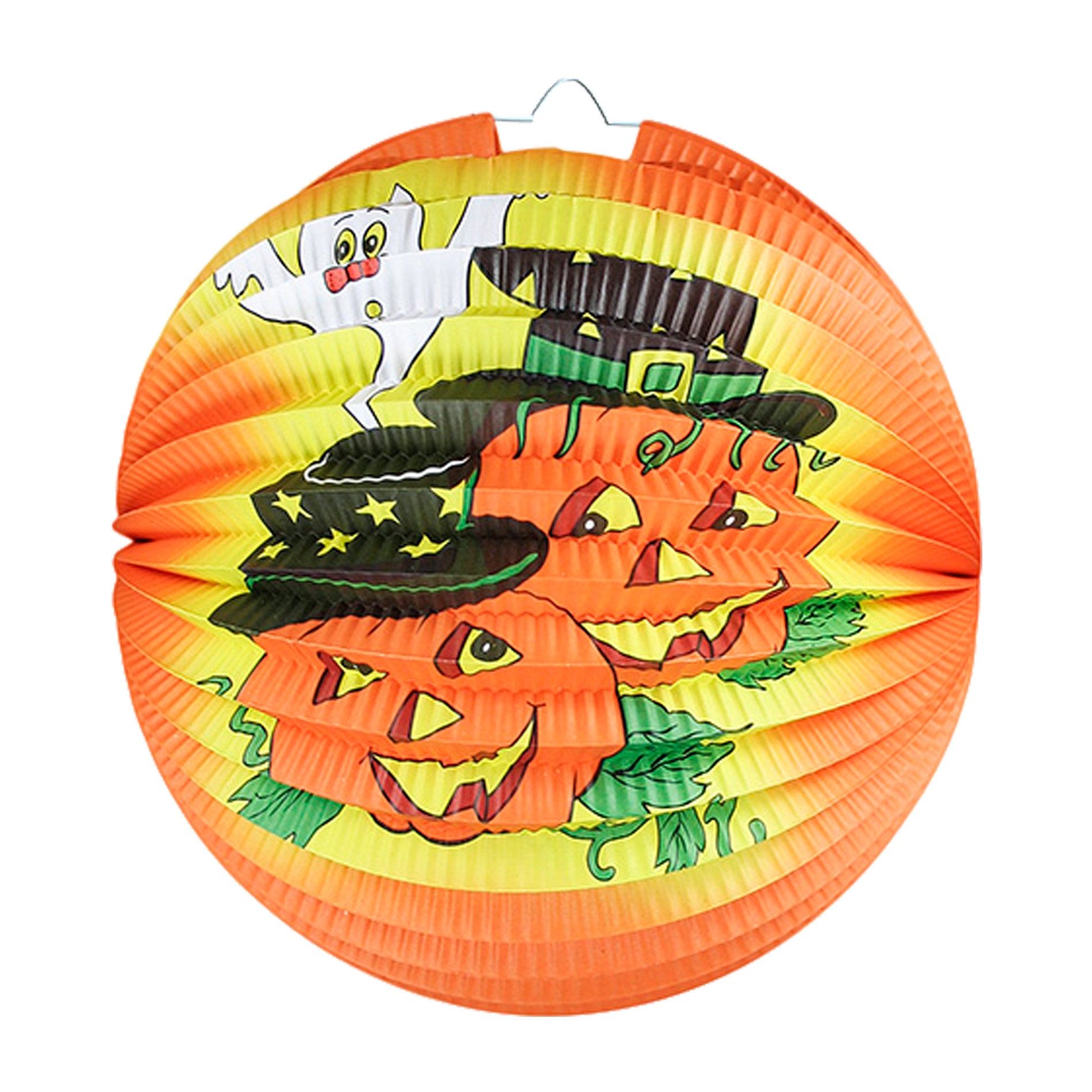 Halloween lantern cheerful pumpkin 25 cm