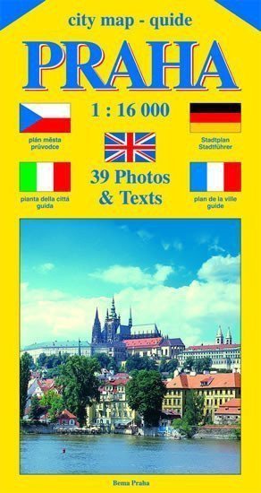City map - guide PRAHA 116 000 čeština angličtina italština němčina francozština