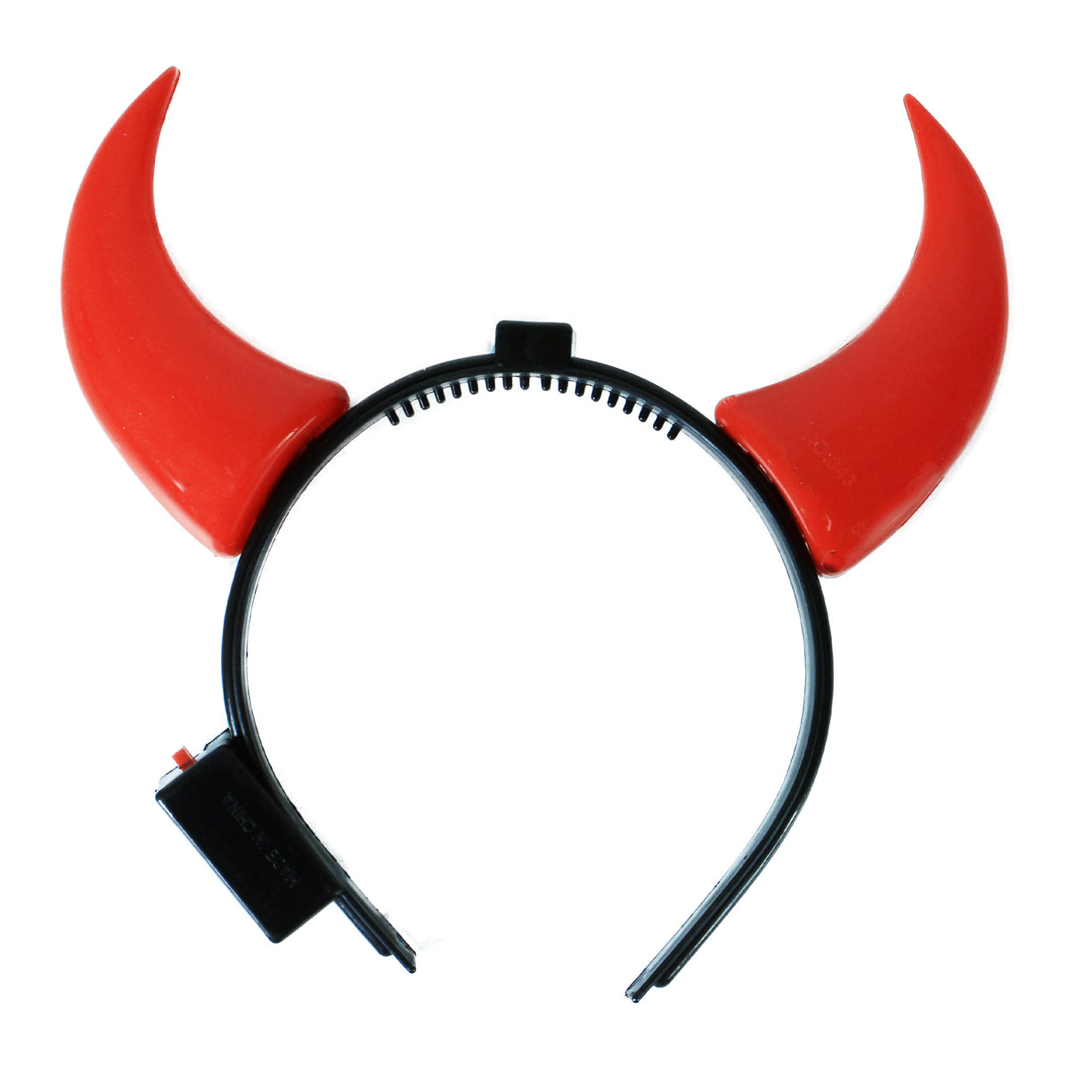 Glowing devil horn headband