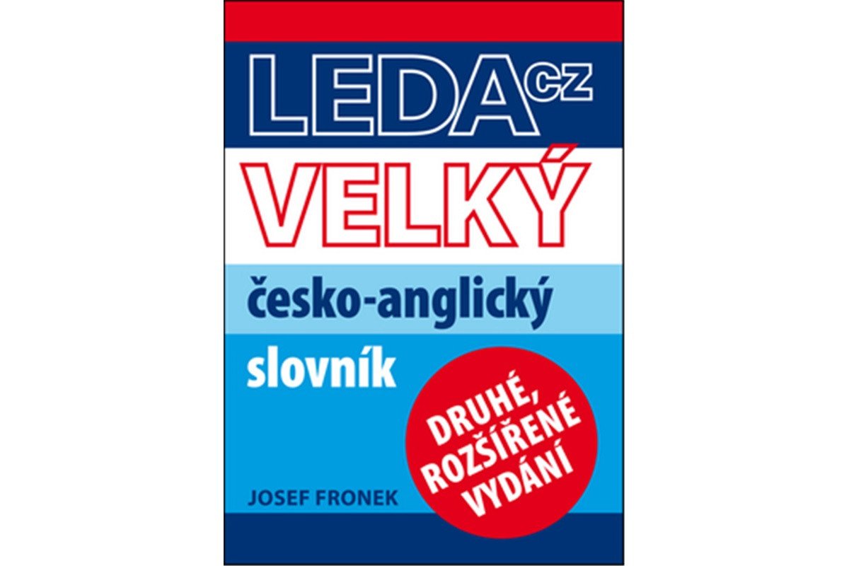 Velký česko-anglický slovník – Fronek Josef