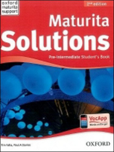 Maturita Solutions Pre-Intermediate Students Book 2nd CZEch Edition – Falla Tim