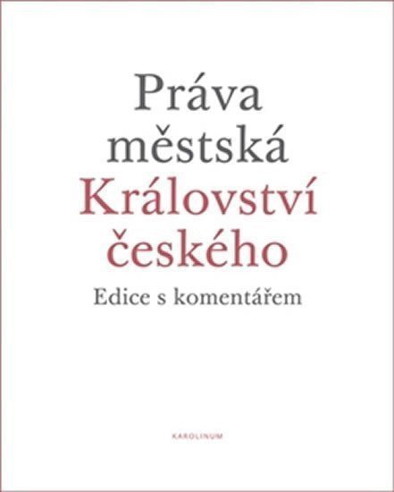 Práva městská Království českého – group of authors