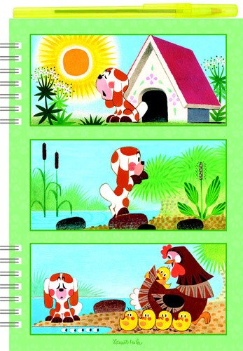 Štěňátko - školní zápisník A5  pero