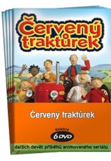 Červený traktůrek 1 - 6  kolekce 6 DVD