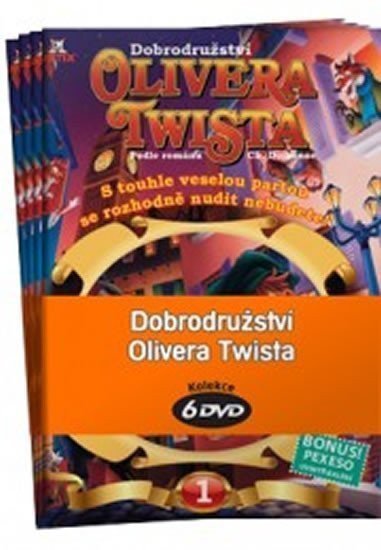 Dobrodružství Olivera Twista 1 - 6  kolekce 6 DVD