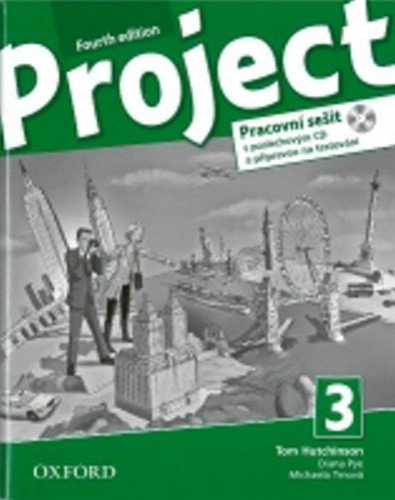 Project 3 Pracovní sešit s poslechovým CD a Project Online Practice 4th – Hutchinson Tom