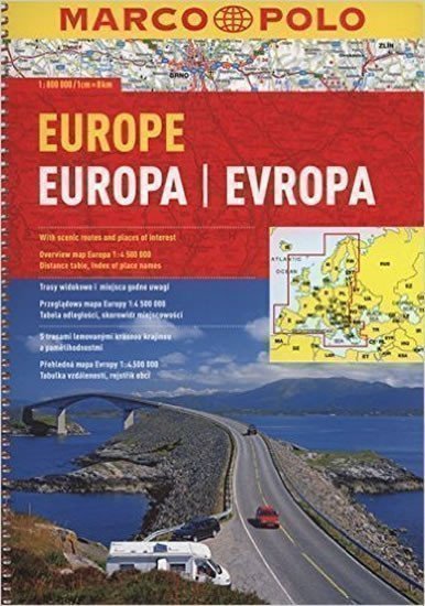 Evropa-Europa/atlas-spirála MD 1:800 (2015)