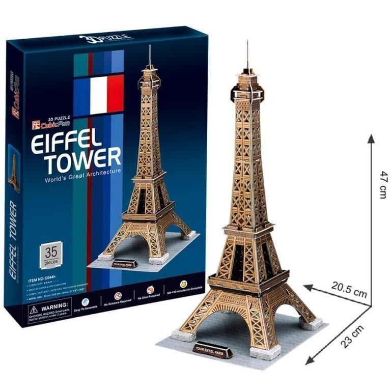 3D Puzzle Eiffelova věž 39 dílků
