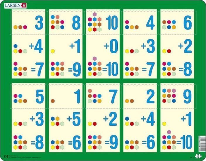 Puzzle MAXI - Sčítání do 10 I 10 dílků