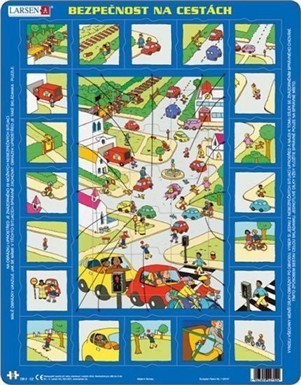 Puzzle MAXI - Bezpečnost silniční dopravy35 dílků