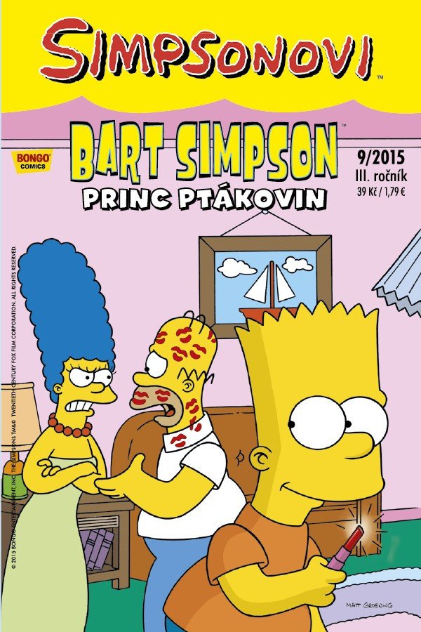 Simpsonovi - Bart Simpson 92015 - Princ ptákovin – Groening Matt