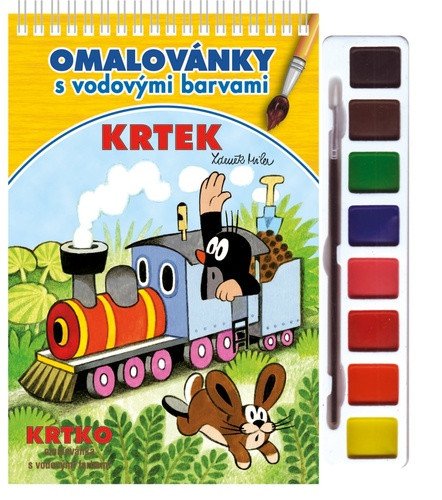 Krtek 2 - Omalovánky s vodovými barvami
