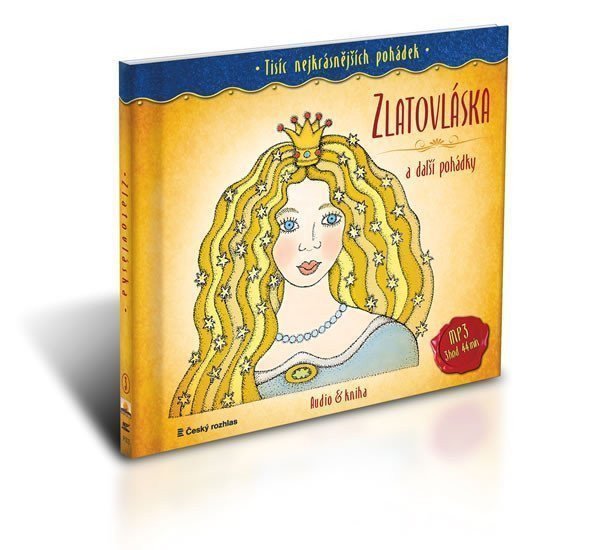 Tisíc nejkrásnějších pohádek - Zlatovláska a další pohádky  Audio 1CD MP3  kniha