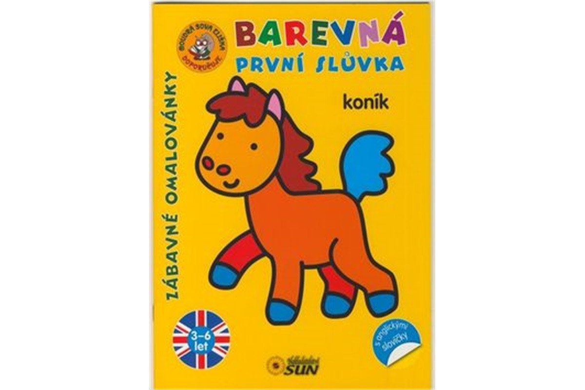 Koník - Barevná první slůvka s anglickými slovíčky