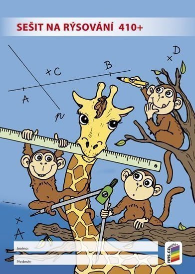 Sešit na rýsování 410 bílé listy