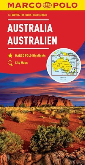 Austrálie 1:4M/mapa(ZoomSystem)MD (2016)