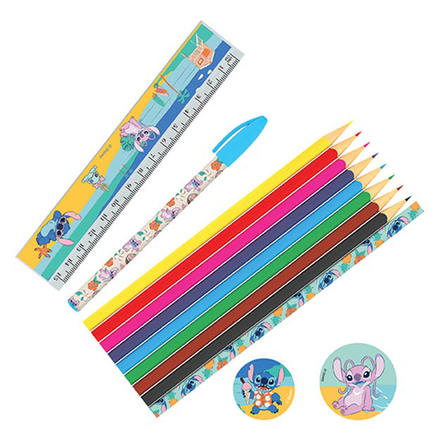 Lilo & Stitch colouring pencil set