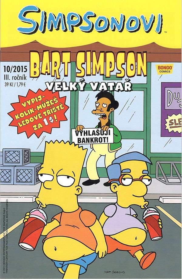 Simpsonovi - Bart Simpson 102015 Velký vatař