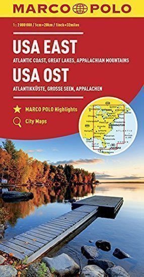 USA východ/mapa 1:2M MD (2017)