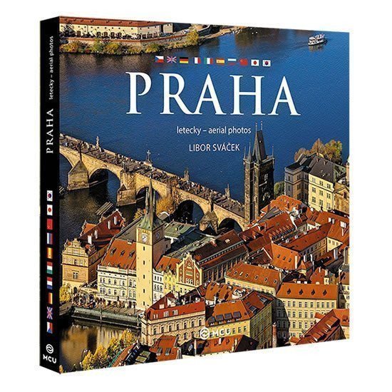 Praha letecky - velká  vícejazyčná – Sváček Libor