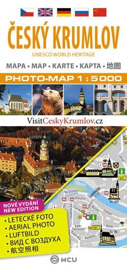 Český Krumlov - plán města 15 000