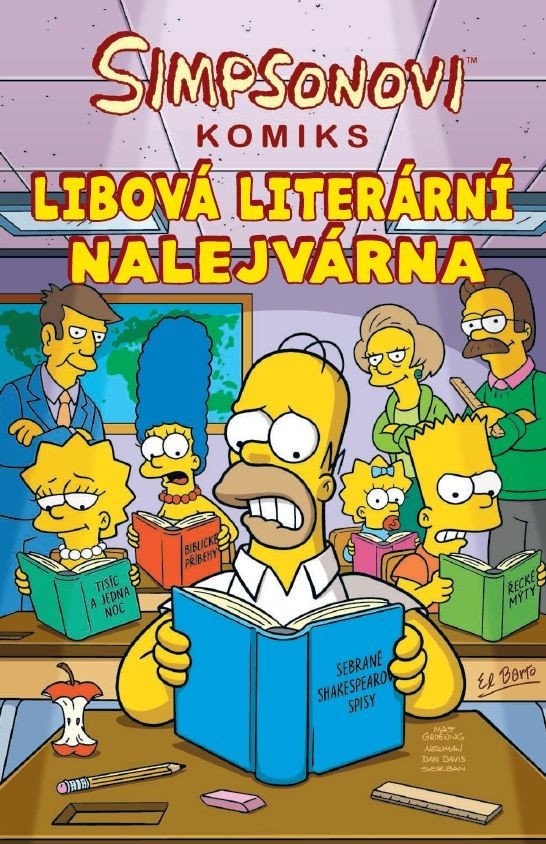 Simpsonovi Libová literární nalejvárna – Groening Matt