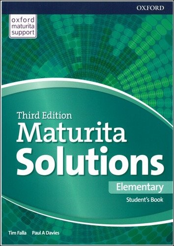 Maturita Solutions Elementary Students Book 3rd CZEch Edition – Falla Tim