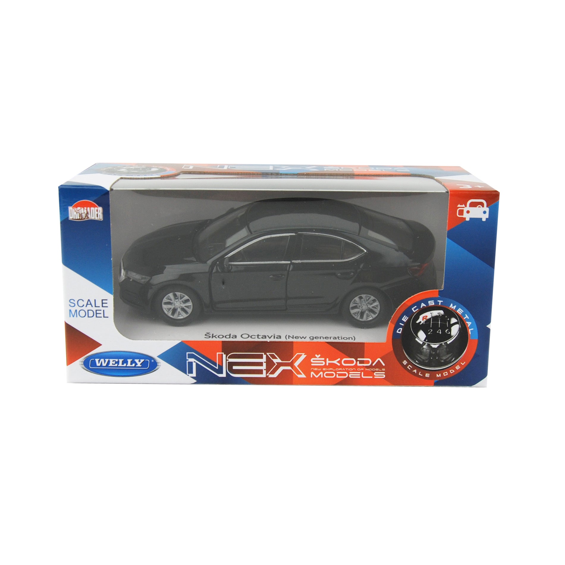 Welly Škoda Octavia metal model 1:34-39