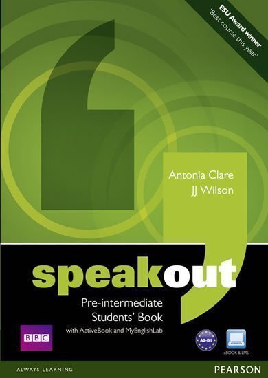 Speakout Pre-Intermediate Students Book with DVDActive bookMyEnglishLab Pack – Wilson J J