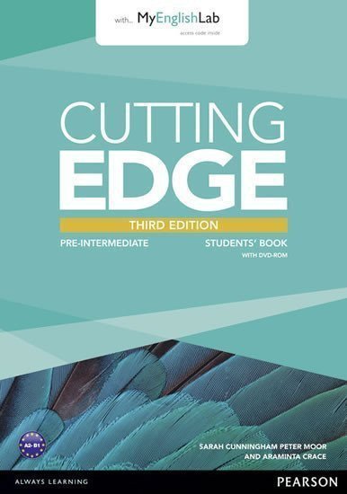 Cutting Edge 3rd Edition Pre-Intermediate Students Book w DVD  MyEnglishLab Pack – Crace Araminta