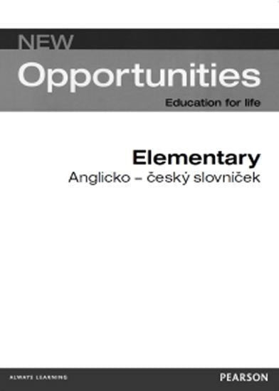 New Opportunities Elementary Anglicko - český slovníček